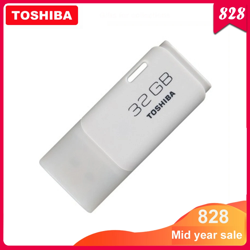 

100% Original TOSHIBA U202 USB 2.0 Flash Drive 64GB 32GB 16GB Pen Drive Mini Memory Stick Pendrive U Disk Thumb Drives