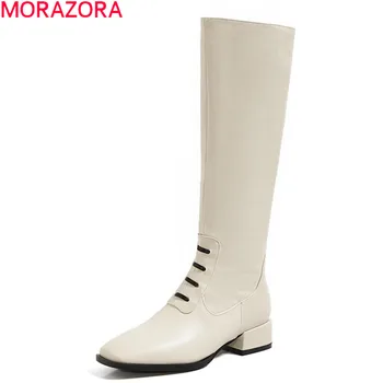 MORAZORA 2020 Genuine leather boots low heel square toe winter knee high boots fashion comfortable women boots ladies shoes
MORAZORA 2020 Genuine leather boots low heel square toe winter knee high boots fashion comfortable women boots ladies shoes