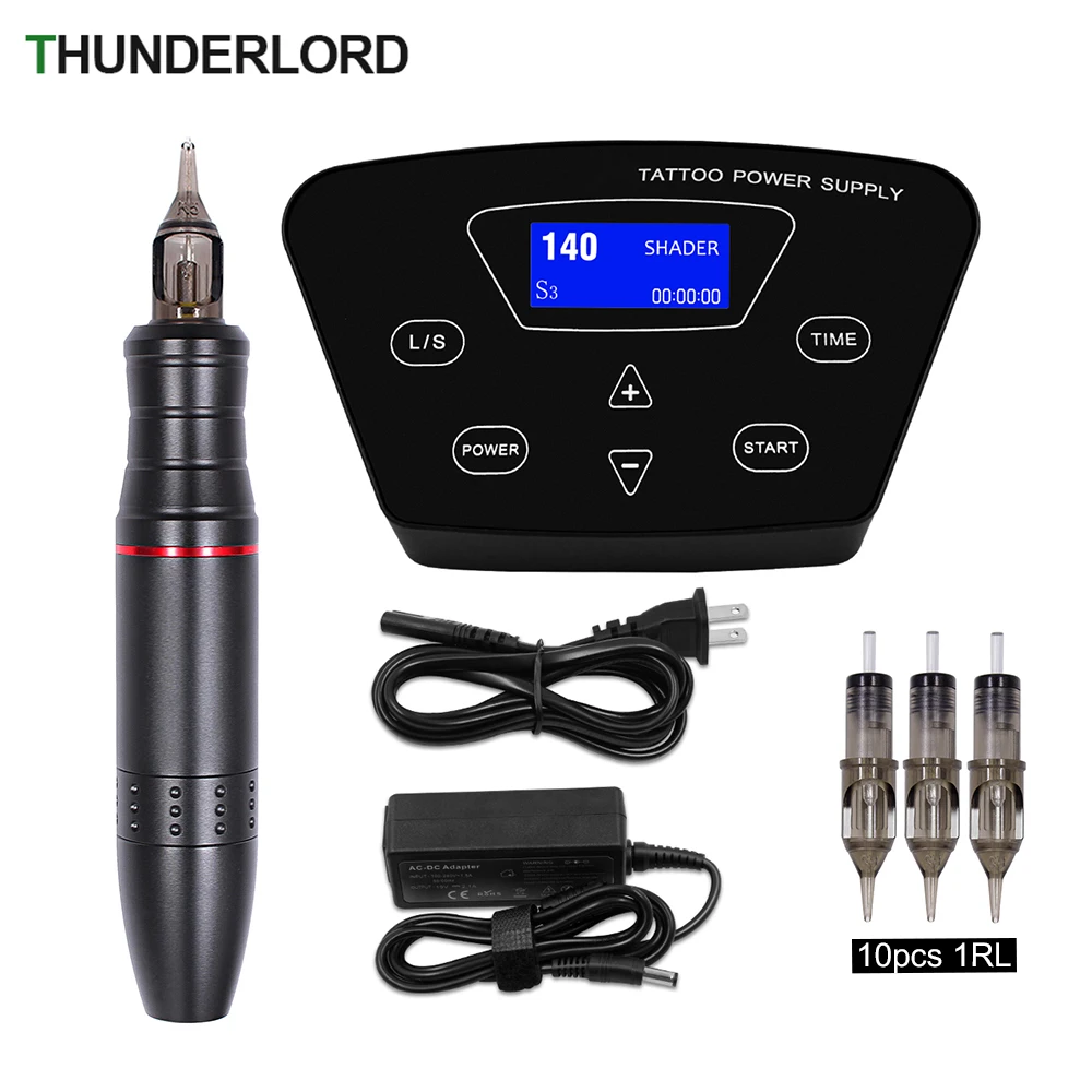 Tattoo Machine Kit Tattoo Gun with LCD Touch Screen Power Needle Permanent makeup machine Set For Tattoo Tattooist Beginner
Tattoo Machine Kit Tattoo Gun with LCD Touch Screen Power Needle Permanent makeup machine Set For Tattoo Tattooist Beginner