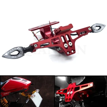 Universal motorcycle license plate frame bracket with LED signal bracket For Kawasaki ER-6F ER-6N ZZR600 ZX9R Z750 NINJA 650R
Universal motorcycle license plate frame bracket with LED signal bracket For Kawasaki ER-6F ER-6N ZZR600 ZX9R Z750 NINJA 650R