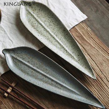 KINGLANG Traditional Japanese Style Ceramic Plate Household Creative Restaurant Irregular Fish Plate Barbecue Plate Sushi Plate
KINGLANG Traditional Japanese Style Ceramic Plate Household Creative Restaurant Irregular Fish Plate Barbecue Plate Sushi Plate