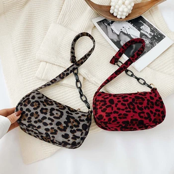 Retro Leopard Print Shoulder Bag Women Fleece Handbag Ladies Animal Small Handbags for Female 2020 
Retro Leopard Print Shoulder Bag Women Fleece Handbag Ladies Animal Small Handbags for Female 2020