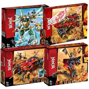 Ninja Land Bounty Lloyd's Titan Mech Model Building Blocks with Figures Compatible Ninjagoes Set 70677 70676 DIY Bricks Toys 
Ninja Land Bounty Lloyd's Titan Mech Model Building Blocks with Figures Compatible Ninjagoes Set 70677 70676 DIY Bricks Toys