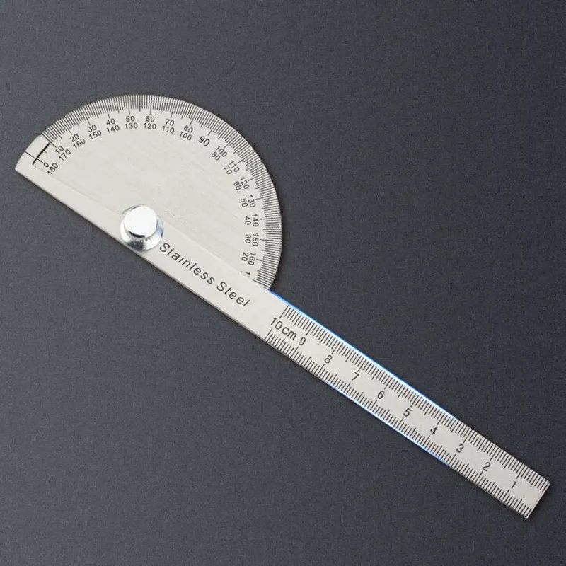 180 Degree Multifunctional Goniometer Adjustable Protractor Stainless Steel Angle Finder Ruler Machinist Measuring Tools
180 Degree Multifunctional Goniometer Adjustable Protractor Stainless Steel Angle Finder Ruler Machinist Measuring Tools