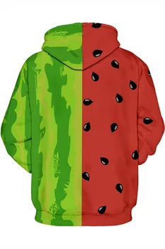 Unique Red and Green Colorblock Watermelon Printed Long Sleeve Hoodie Hip Hop Harajuku Sweatshirt
Unique Red and Green Colorblock Watermelon Printed Long Sleeve Hoodie Hip Hop Harajuku Sweatshirt