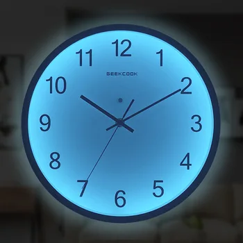 Simple Modern Metal Luminous Wall Clock Blue Moon Digital LED Clock Control Induction Vintage Home Decor Kitchen Bb50 
Simple Modern Metal Luminous Wall Clock Blue Moon Digital LED Clock Control Induction Vintage Home Decor Kitchen Bb50