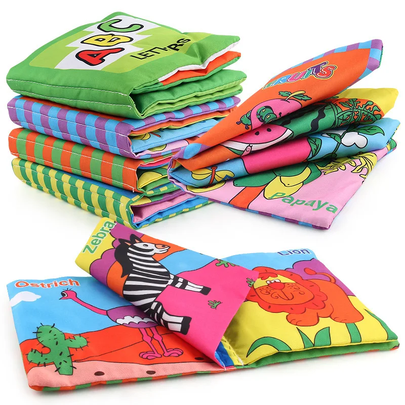 Baby Cloth Book Toy Soft Animal Rattles Mobiles Newborn Stroller Hanging Toy Bebe Early Learning Educate Baby Toys Fabric Books
Baby Cloth Book Toy Soft Animal Rattles Mobiles Newborn Stroller Hanging Toy Bebe Early Learning Educate Baby Toys Fabric Books