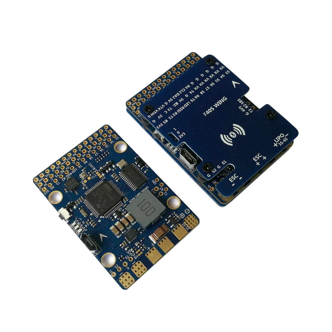 Hot JMT F405-WING STM32F405 Flight Controller Control With INAVOSD MPU6000 BMP280 / Support Fly Wing Fixed Wing
Hot JMT F405-WING STM32F405 Flight Controller Control With INAVOSD MPU6000 BMP280 / Support Fly Wing Fixed Wing