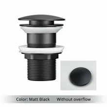 Bathroom Basin Sink Drains Pop Up Button Drainer Waste Stopper Strainer Matt Black Bathroom Accessories
Bathroom Basin Sink Drains Pop Up Button Drainer Waste Stopper Strainer Matt Black Bathroom Accessories