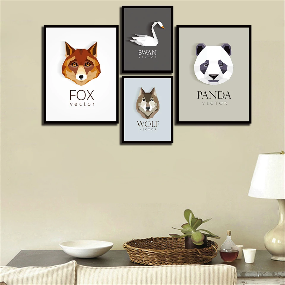 Abstract cartoon animal avatar Nordic Style Wall Art Canvas Print Painting Modern Living Room Decor Picture
Abstract cartoon animal avatar Nordic Style Wall Art Canvas Print Painting Modern Living Room Decor Picture
