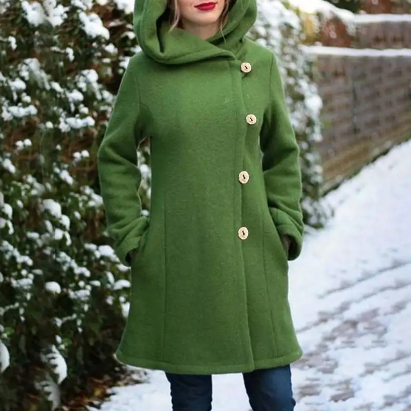 Celmia 2020 Winter Warm Women Coats Hooded Fluffy Plush Jackets Buttons Casual Solid Long Jackets Plus Size Hoodies Overcoats
Celmia 2020 Winter Warm Women Coats Hooded Fluffy Plush Jackets Buttons Casual Solid Long Jackets Plus Size Hoodies Overcoats