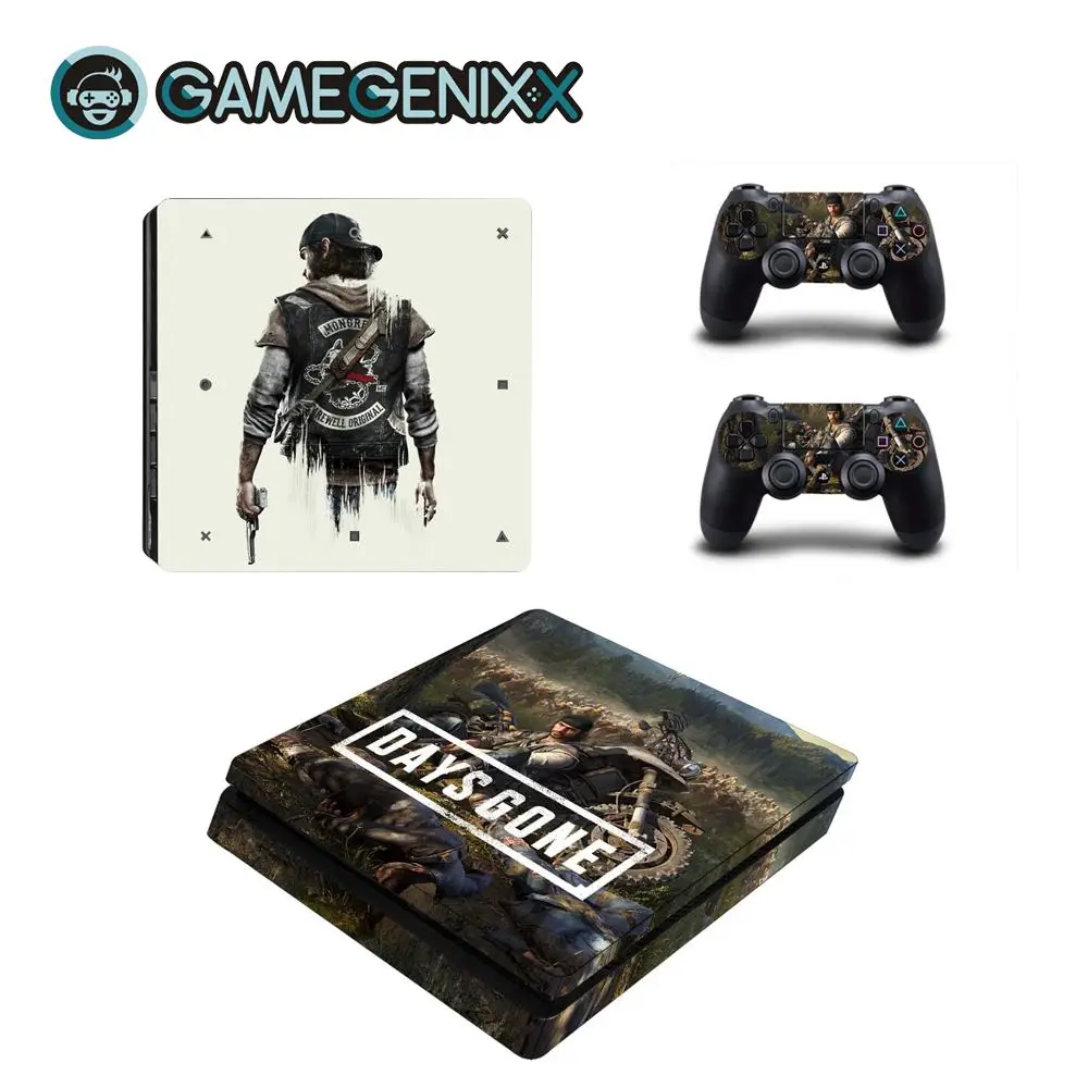 GAMEGENIXX Skin Sticker Vinyl Wrap Cover for PS4 Slim Console and 2 Controllers - DAYS GONE
GAMEGENIXX Skin Sticker Vinyl Wrap Cover for PS4 Slim Console and 2 Controllers - DAYS GONE