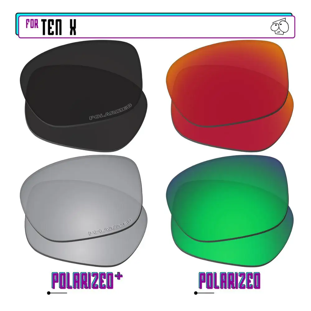 EZReplace Polarized Replacement Lenses for - Oakley Ten X Sunglasses - BkSrP Plus-RedGreenP
EZReplace Polarized Replacement Lenses for - Oakley Ten X Sunglasses - BkSrP Plus-RedGreenP