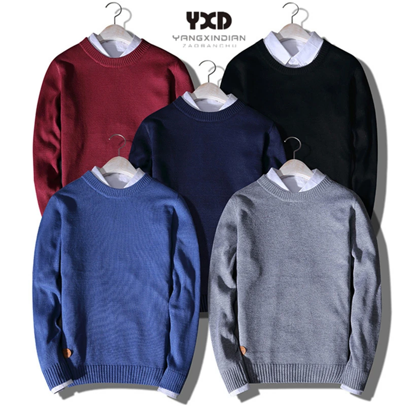 Men Clothes O-Neck Sweater Autumn Winter High Quality Warm Long Sleeve Pullovers Men Solid Slim Outwear Fit Knitting Clothing
Men Clothes O-Neck Sweater Autumn Winter High Quality Warm Long Sleeve Pullovers Men Solid Slim Outwear Fit Knitting Clothing