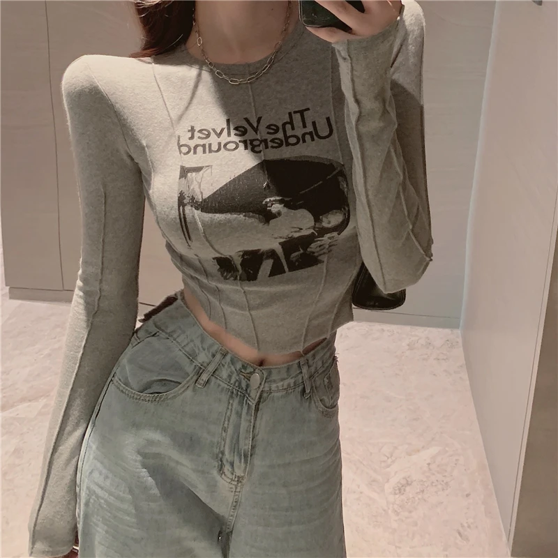 Pattern Basic Long Sleeve Women's T-Shirt 2021 Fashion Skinny Turtleneck Female T-Shirt Autumn Fashion Streetwear for Girls
Pattern Basic Long Sleeve Women's T-Shirt 2021 Fashion Skinny Turtleneck Female T-Shirt Autumn Fashion Streetwear for Girls