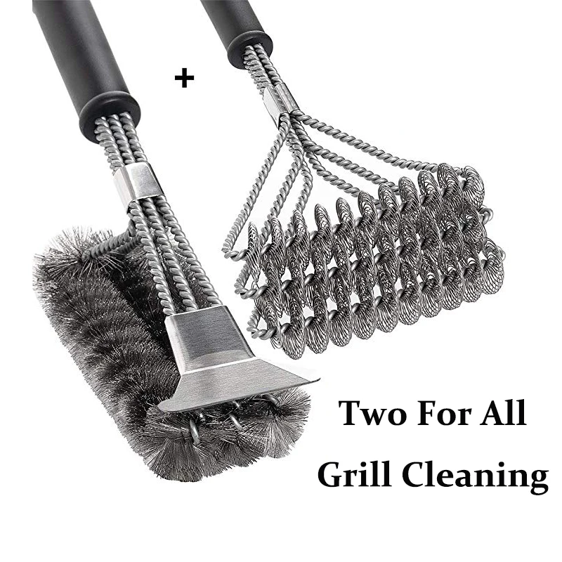 1Pc Stainless Steel Grill Cleaning Brush Non-Stick BBQ Tools Wire Bristles Cleaner With Handle Durable Barbecue Cook Accessories
1Pc Stainless Steel Grill Cleaning Brush Non-Stick BBQ Tools Wire Bristles Cleaner With Handle Durable Barbecue Cook Accessories