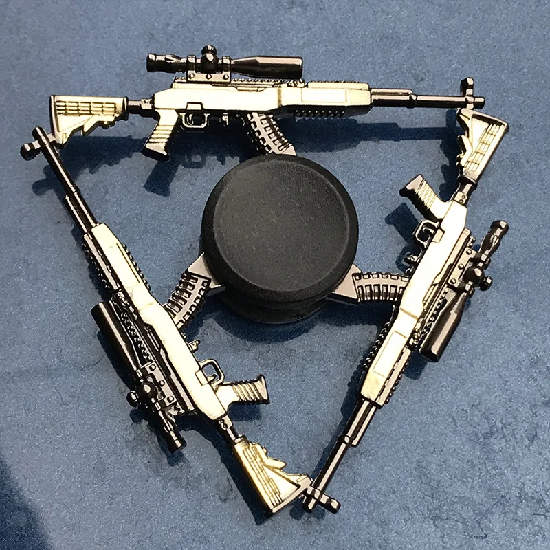 AK47 Special Sniper Pistol Fidget Finger hand Spinner EDC Game Metal Gyro Toy 