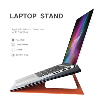 Laptop Stand Adjustable Laptop Computer Stand Portable Foldable Convenient PU Tablet Stand For MacBook Air Pro Most Laptop
Laptop Stand Adjustable Laptop Computer Stand Portable Foldable Convenient PU Tablet Stand For MacBook Air Pro Most Laptop
