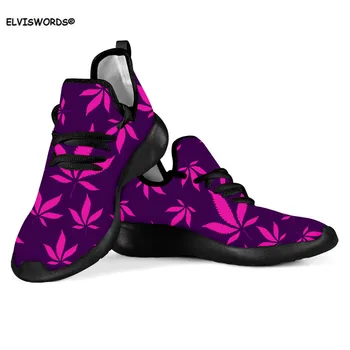 ELVISWORDS Shoes Woman Spring Women's Sneakers Flats 3D Weed Plant Pattern Lightweight Breathable Female Walking Shoes Lace Up 
ELVISWORDS Shoes Woman Spring Women's Sneakers Flats 3D Weed Plant Pattern Lightweight Breathable Female Walking Shoes Lace Up