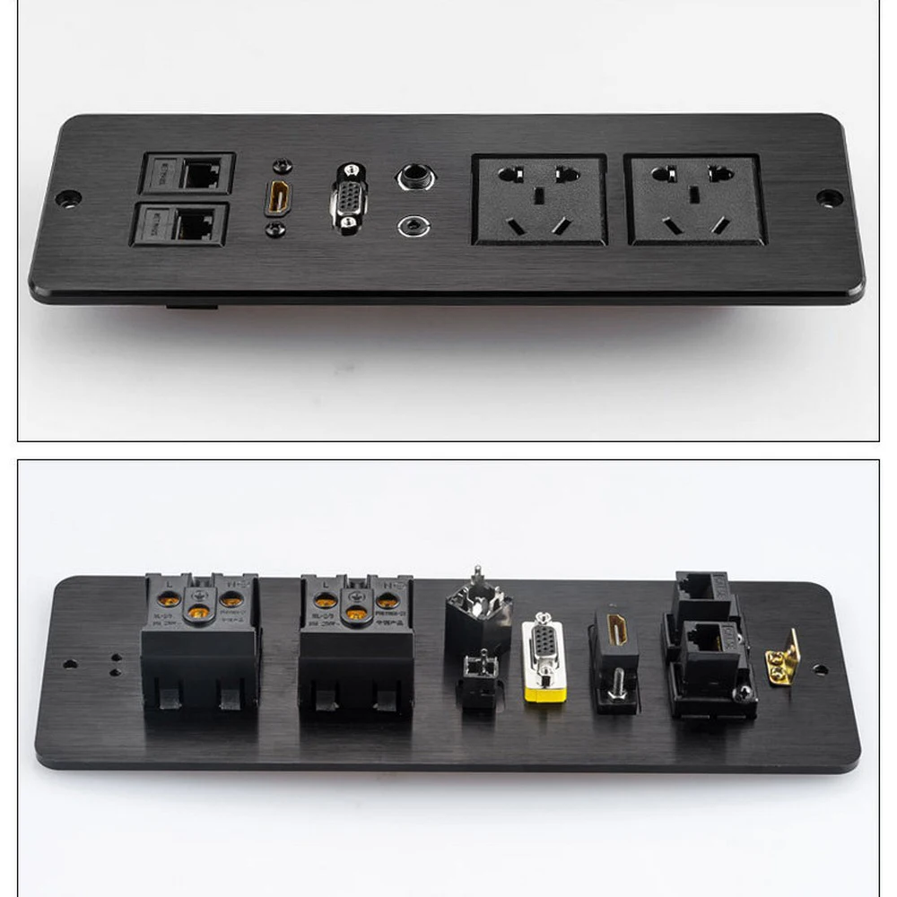 electrical socket desktop sockets power LP810 B Series Flip Aluminum Alloy 110 250V 2 Five-Hole Power Tabletop Socket Hidden
electrical socket desktop sockets power LP810 B Series Flip Aluminum Alloy 110 250V 2 Five-Hole Power Tabletop Socket Hidden