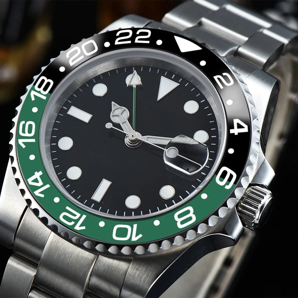 luxury brand automatic mechanical watch for the Men's waches men GMT 40mm sapphire glass Luminous date Stainless steel aaa G2
luxury brand automatic mechanical watch for the Men's waches men GMT 40mm sapphire glass Luminous date Stainless steel aaa G2