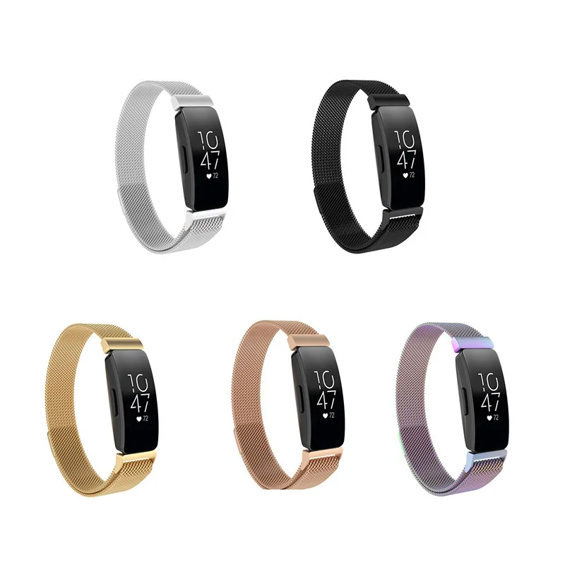 Universal Milanese Watchband Stainless Steel Watch Strap Replacement Bracelet Watch Band for Fitbit Inspire/inspire Hr
Universal Milanese Watchband Stainless Steel Watch Strap Replacement Bracelet Watch Band for Fitbit Inspire/inspire Hr
