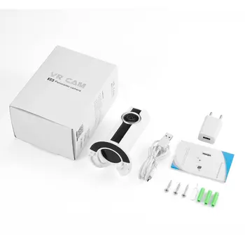 LESHP 1.0MP VR CAM 3D Panoramic IP Camera Wireless Wifi Outdoor Waterproof Security Camera Night Vision Two Way Audio HD Image
LESHP 1.0MP VR CAM 3D Panoramic IP Camera Wireless Wifi Outdoor Waterproof Security Camera Night Vision Two Way Audio HD Image