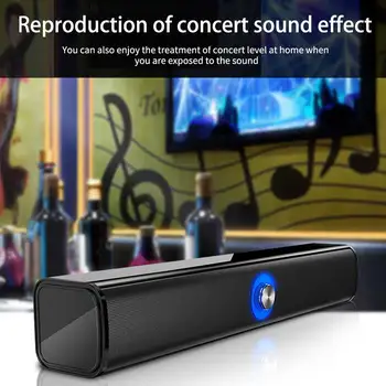 Soundbar Speakers Bluetooth 5.0 Aux Desktop Computer Stereo Audio For PC Soundbar Speakers Tablets
Soundbar Speakers Bluetooth 5.0 Aux Desktop Computer Stereo Audio For PC Soundbar Speakers Tablets