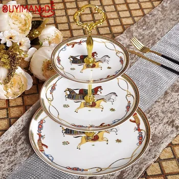 European Three Layer Fruit Plates Cake Snack Tray Dried Fruit Holder Buffet Display Rack Living Room Dessert Special Plate
European Three Layer Fruit Plates Cake Snack Tray Dried Fruit Holder Buffet Display Rack Living Room Dessert Special Plate