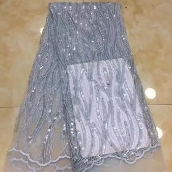 Sequins Lace Fabric 2020 African Tulle Lace Fabric Embroidery African French Lace With Sequins For Nigerian Wedding Dress
Sequins Lace Fabric 2020 African Tulle Lace Fabric Embroidery African French Lace With Sequins For Nigerian Wedding Dress