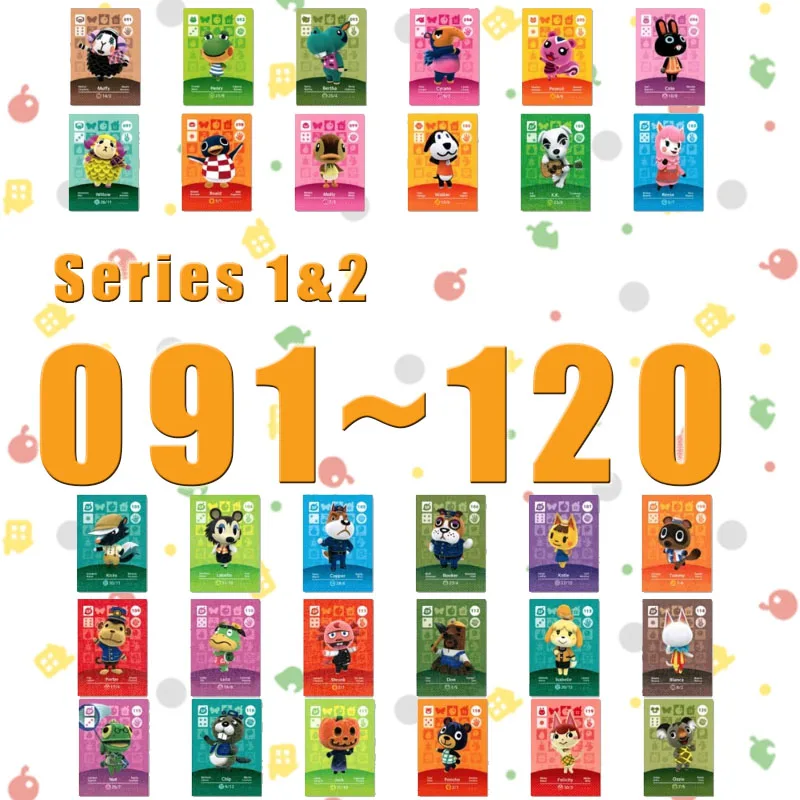 Amiibo Animal Crossing New Horizons Amiibo Card Set Work For NS Switch Games Series 1& Series 2 (091 to 120)
Amiibo Animal Crossing New Horizons Amiibo Card Set Work For NS Switch Games Series 1& Series 2 (091 to 120)