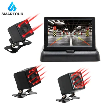 Smartour Parking assist system 4.3" TFT folding LCD color rear view display 2 in 1 HD monitor reversing image rear view camera
Smartour Parking assist system 4.3" TFT folding LCD color rear view display 2 in 1 HD monitor reversing image rear view camera