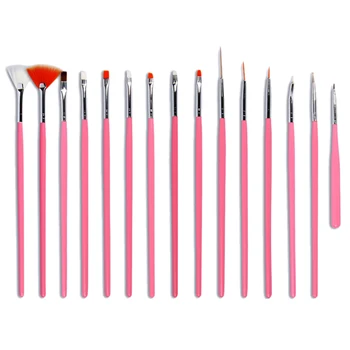 ZINXIN 15Pcs/Set Painting Draw Pen Cosmetic Pink Acrylic Brush Tips UV Gel Nail Art Polish Set DIY Decoration Equipment Tools
ZINXIN 15Pcs/Set Painting Draw Pen Cosmetic Pink Acrylic Brush Tips UV Gel Nail Art Polish Set DIY Decoration Equipment Tools