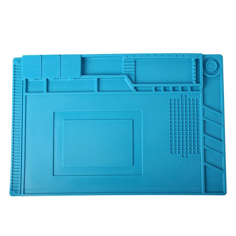 Heat-Resistant Soldering Station Iron Phone PC Computer Repair Mat Magnetic Heat Gun Insulation Silicone Pad Desk Platform
Heat-Resistant Soldering Station Iron Phone PC Computer Repair Mat Magnetic Heat Gun Insulation Silicone Pad Desk Platform