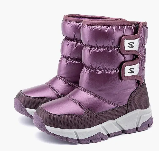 -30 degree Russia winter warm baby shoes , fashion Waterproof childrens shoes , girls boys snow boots kids shoes rainboots
