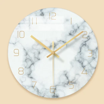 Decorative Marble Pattern Tempered Glass 12 Inches Wall Clock Creative Silent Movement Clocks Watches for Home Decor
Decorative Marble Pattern Tempered Glass 12 Inches Wall Clock Creative Silent Movement Clocks Watches for Home Decor