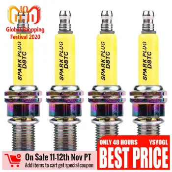 4pcs D8TC Car Iraurita Spark plug GY6 A7TC Spark plug for CG vertical engine series off-road all-terrain vehicle motorcycle 
4pcs D8TC Car Iraurita Spark plug GY6 A7TC Spark plug for CG vertical engine series off-road all-terrain vehicle motorcycle