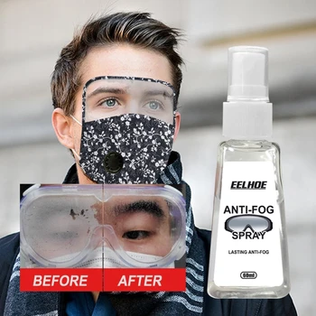 60ml Anti Fog Spray Eyeglass Lens Cleaner 48h Long Lasting Defogger for Glasses R3MC
60ml Anti Fog Spray Eyeglass Lens Cleaner 48h Long Lasting Defogger for Glasses R3MC
