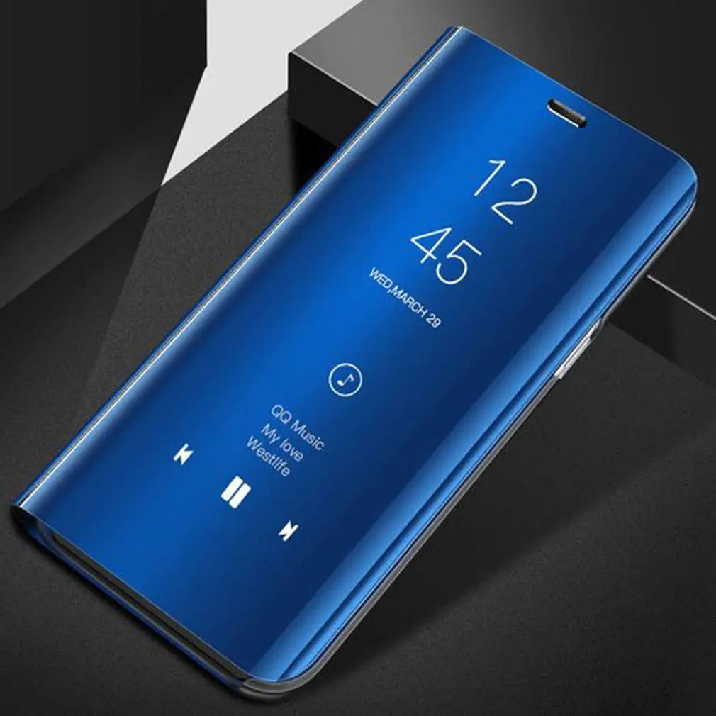 Newest Electroplated Smart Mirror Stand Case Mobile Phone Shell Flip Cover Sleep Smartphone Blue perple
Newest Electroplated Smart Mirror Stand Case Mobile Phone Shell Flip Cover Sleep Smartphone Blue perple
