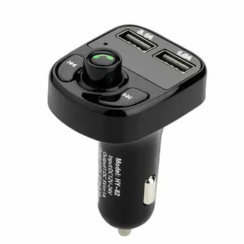 Bluetooth In-Car Wireless Transmitter MP3 Radio Adapter Car Kit Double USB Auto full-frequency wireless transmission technology
Bluetooth In-Car Wireless Transmitter MP3 Radio Adapter Car Kit Double USB Auto full-frequency wireless transmission technology