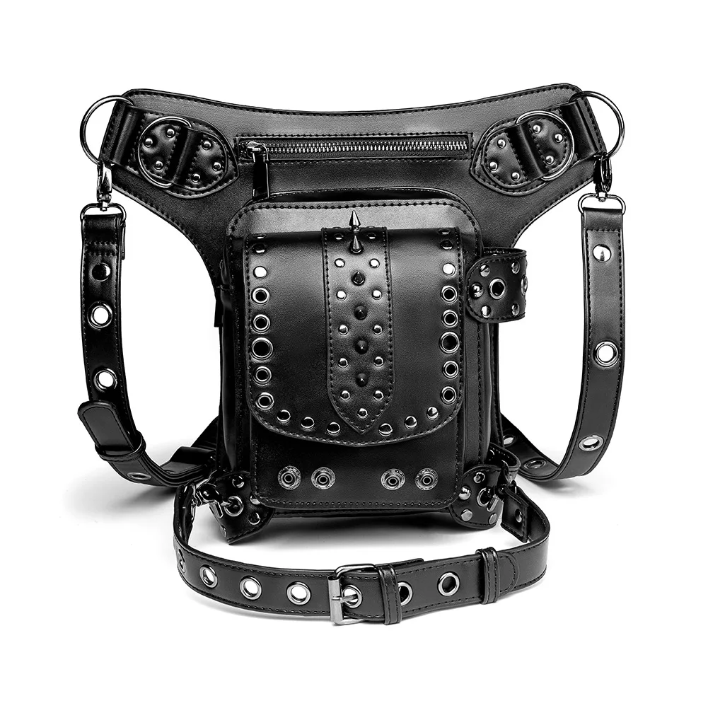 DAEYOTEN Men Steampunk Waist Bags Motorcycle Leg Belt Bag Multifunction Women Shoulder Crossbody Bag Punk Moto&Biker Back Pack
DAEYOTEN Men Steampunk Waist Bags Motorcycle Leg Belt Bag Multifunction Women Shoulder Crossbody Bag Punk Moto&Biker Back Pack