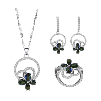 Ayowei For girl gifts Butterfly Flower Design 925 Silver Colorful blue Zircon Earrings Necklace Rings Jewelry Sets JS829
Ayowei For girl gifts Butterfly Flower Design 925 Silver Colorful blue Zircon Earrings Necklace Rings Jewelry Sets JS829