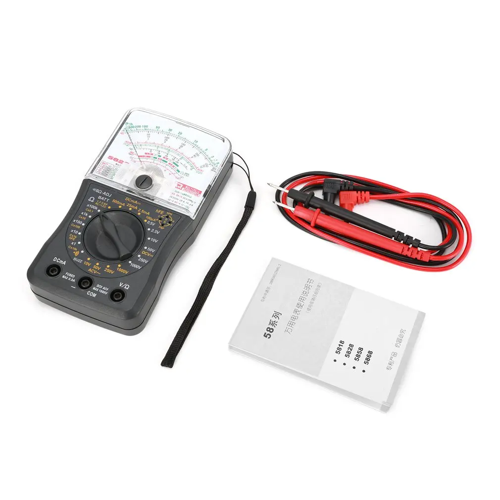 Mini Handheld Analog Multimeter AC/DC Voltmeter Ammeter Resistance Continuity Capacitance Battery dB Capacitance Tester
Mini Handheld Analog Multimeter AC/DC Voltmeter Ammeter Resistance Continuity Capacitance Battery dB Capacitance Tester