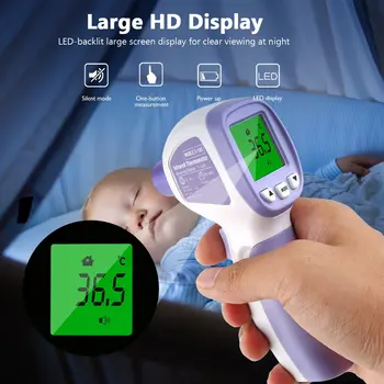 Digital Temperature Infrared Thermometer Non-Contact Temperature Meter Pyrometer IR-50 ~ 600C Laser Point Tool
Digital Temperature Infrared Thermometer Non-Contact Temperature Meter Pyrometer IR-50 ~ 600C Laser Point Tool