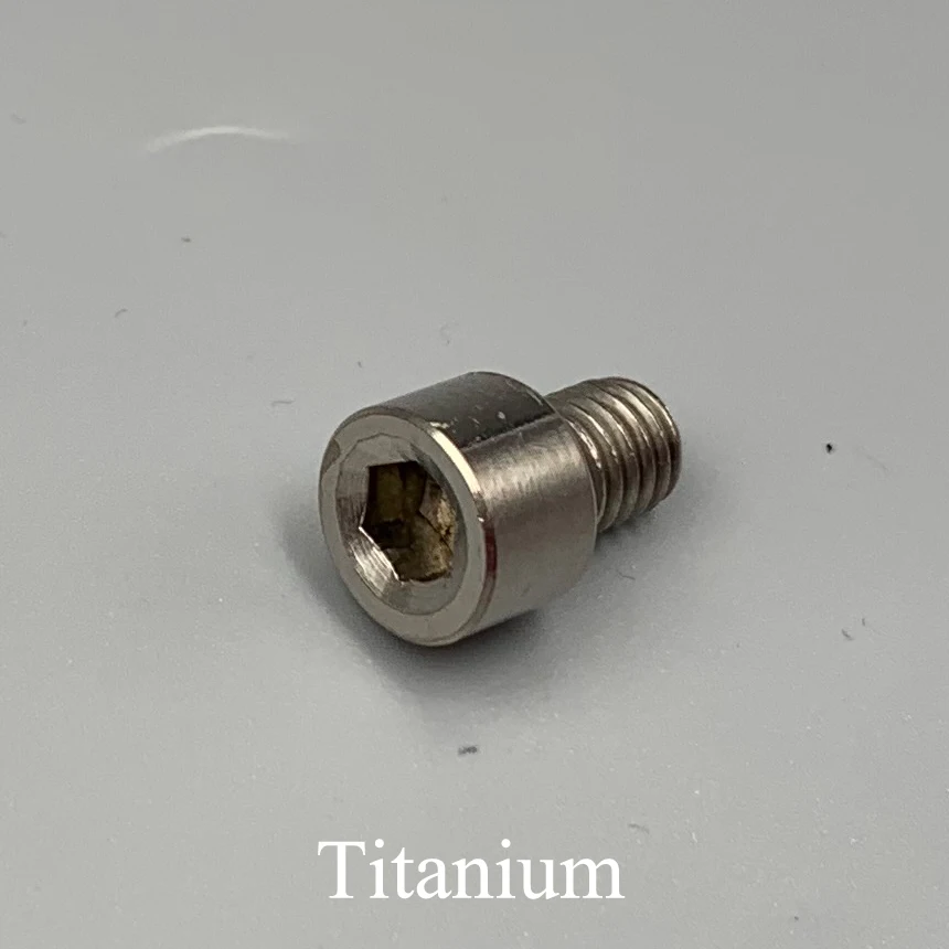 

M8 M10 OD 10mm 12mm 15mm 20mm 25mm 30mm 35mm 40mm 45mm Length TA2 Titanium Cap Allen Head Screw Inner Hex Hexagonal Socket Bolt