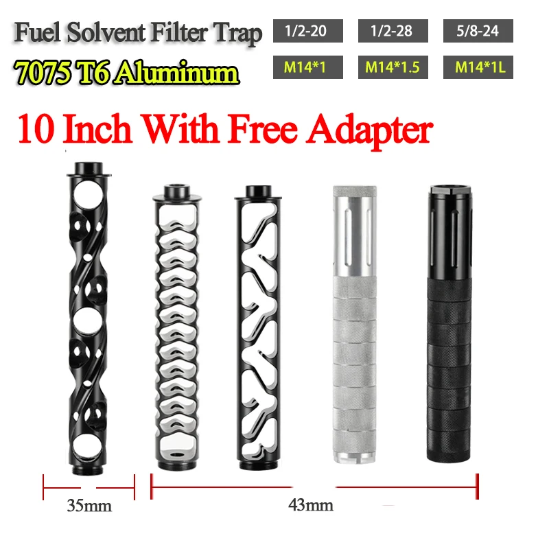 1/2-28 & 5/8-24 Solvent Trap Single Core Fuel Filter 10 Inches Length 1.73 Inches OD for NAPA 4003 WIX 24003
1/2-28 & 5/8-24 Solvent Trap Single Core Fuel Filter 10 Inches Length 1.73 Inches OD for NAPA 4003 WIX 24003
