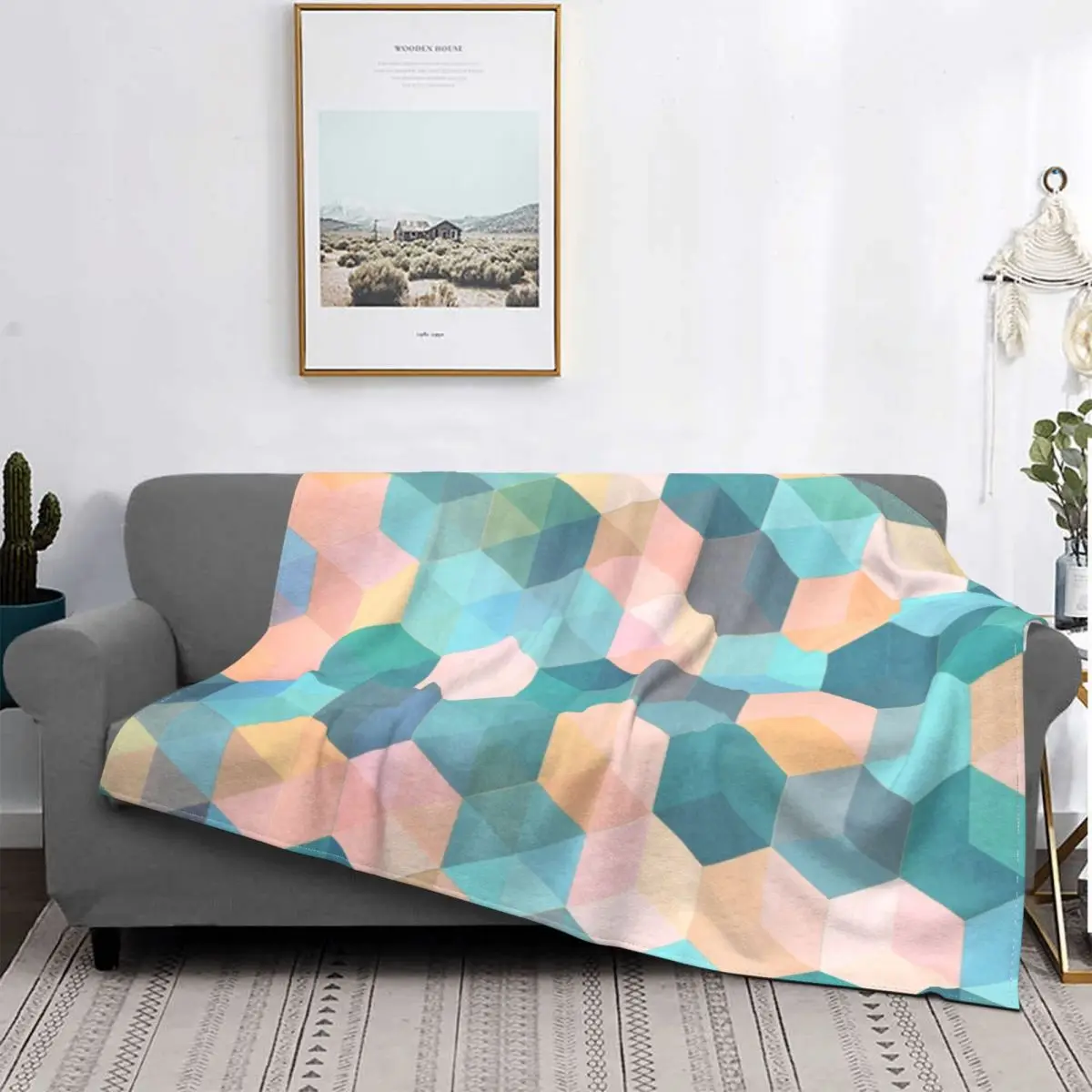 Child's Play - Hexagon Blanket Boho Hippie Geometric Plush Warm Soft Flannel Fleece Throw Blankets For Bedding Bedspread Velvet
Child's Play - Hexagon Blanket Boho Hippie Geometric Plush Warm Soft Flannel Fleece Throw Blankets For Bedding Bedspread Velvet