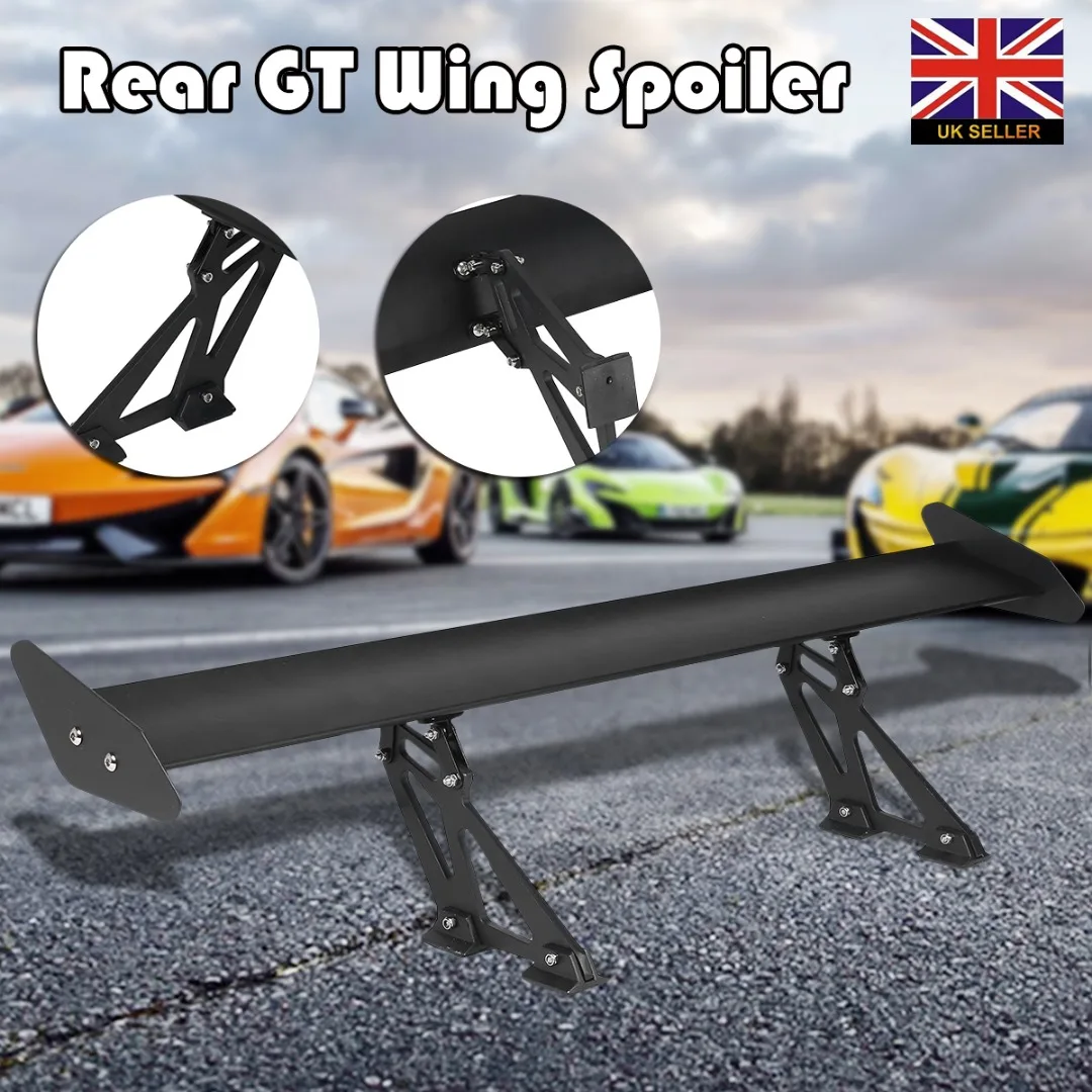 Universal Lightweight Aluminum Adjustable Trunk Adjustable GT Double Row Car Rear Tail Trunk Racing Spoiler Wing Black 110CM
Universal Lightweight Aluminum Adjustable Trunk Adjustable GT Double Row Car Rear Tail Trunk Racing Spoiler Wing Black 110CM