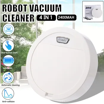 2400mAH Automatic Vacuum Cleaner Robot USB Charging Wireless Sweeping Cordless Vacuum Robot Carpet Mop
2400mAH Automatic Vacuum Cleaner Robot USB Charging Wireless Sweeping Cordless Vacuum Robot Carpet Mop