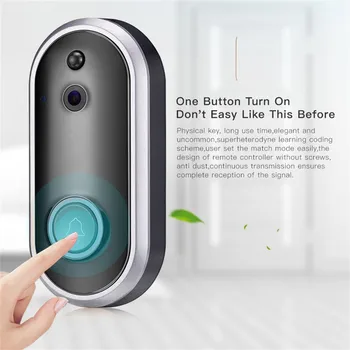 HIPERDEAL Wireless WiFi Smart Doorbell Video Phone Door Bell Visual Intercom Secure Camera 8.2
HIPERDEAL Wireless WiFi Smart Doorbell Video Phone Door Bell Visual Intercom Secure Camera 8.2